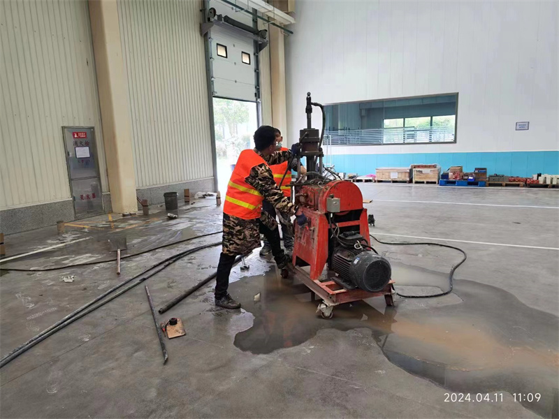 顺河回族厂房地面下沉塌陷注浆加固施工